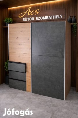 Új gardróbszekrény készletről azonnal dobozában új 