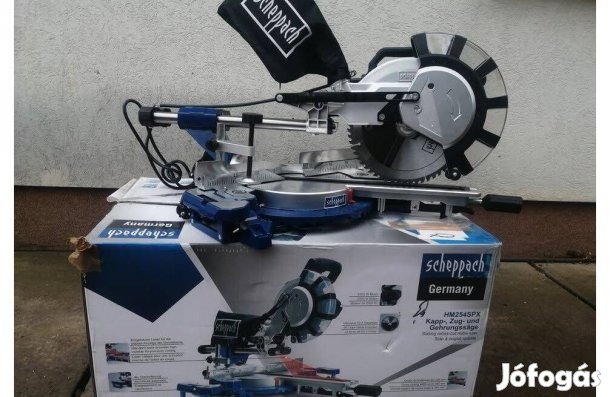 Új gérvágó Scheppach HM 254 SPX - gérvágó fűrész Garanciával