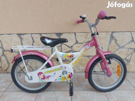 Új gumikkal 16-os Dinotti 16 kislány kerékpár bicikli.