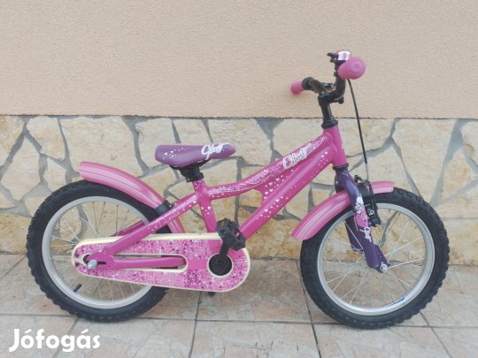 Új gumikkal 16-os Ghost aluvázas kislány kerékpár bicikli. 
