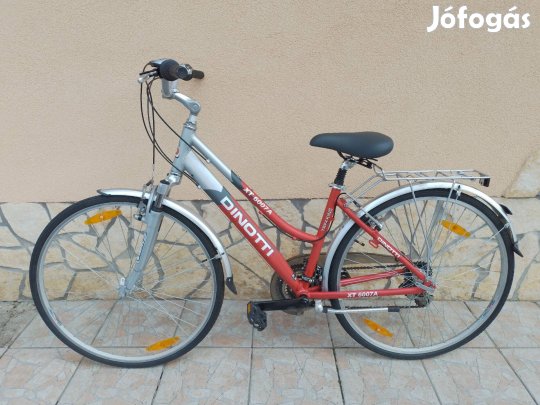 Új gumikkal 28-as Dinotti aluvázas női kerékpár bicikli. 