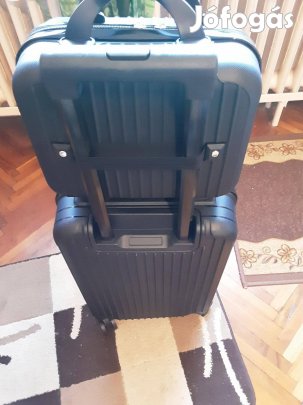 Új gurulós bőröndszett merevfalú 54cm+20cm fekete