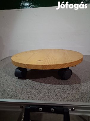 Új gurulós fa virágcsrép tartó