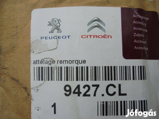 Új gyári Citroen levehető fejes vonóhorog szett