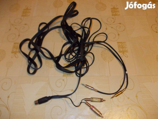 Új gyári öt méter hosszú multi funkciós hifi kábel eladó