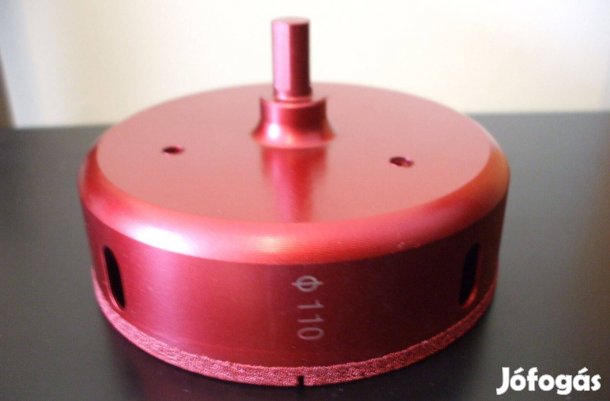 Új gyémántfúró gyémánt koronafúró üvegfúró csempefúró körkivágó 110 mm