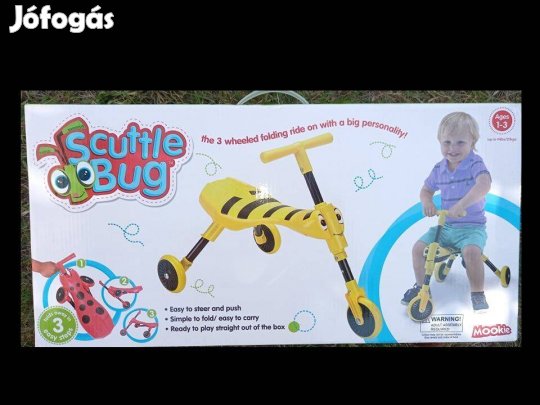 Új gyerek méhecskés mintás jármű 1-3évig, lábbal hajtható kismotor