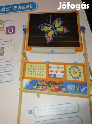 Új gyerek tanulótábla, játszótábla, mágneses kétoldalas tábla, 10900ft