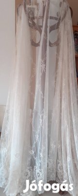 Új gyönyörű hosszú kész függöny 4m szélességben