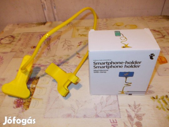Új hajlítható csipeszes flexibilis okos telefon tartó eladó