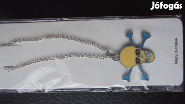 Új halálfej koponya halálfejes koponyás nyaklánc medál