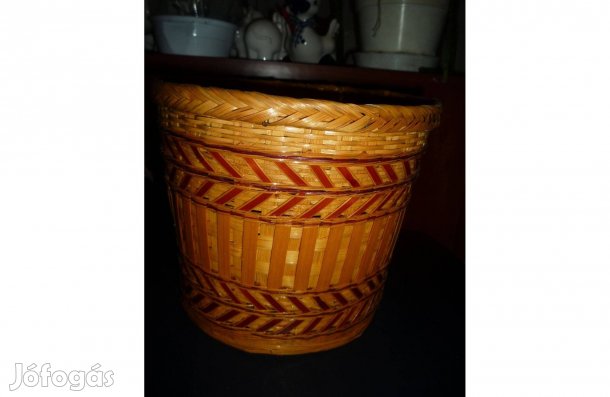 Új hasított bambuszból készült tároló kosarak egységáron