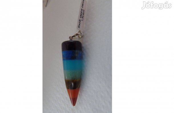 Új hét ásványból álló csakra csúcs medál ékszer