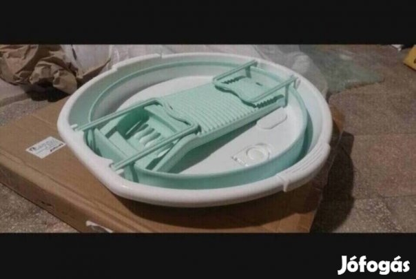 Új hordozható, kemping összecsukható mosogató tál