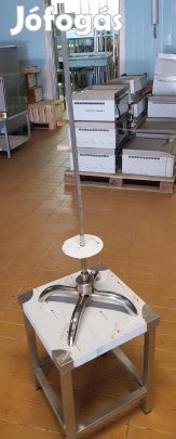 Új inox gyros gyrosfüző húsfüző nyárstartó forgatható állvány