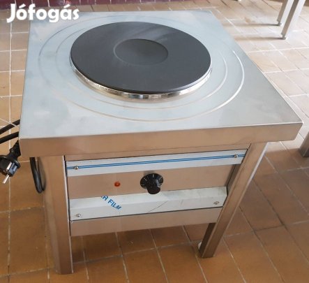 Új inox ipari 3500w-os elektromos zsámoly főzőzsámoly