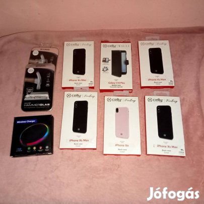 Új iphone és más coverek tokok fóliák töltő