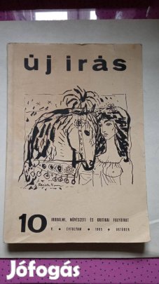 Új írás folyóirat 1965 október újság 1000 Ft
