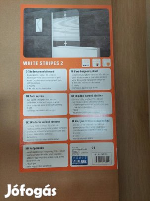 Új kádparaván, 2 szárnyú üveg 