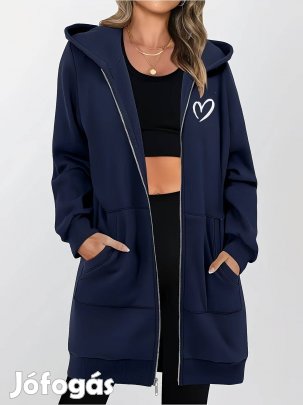 Új kapucnis kardigán