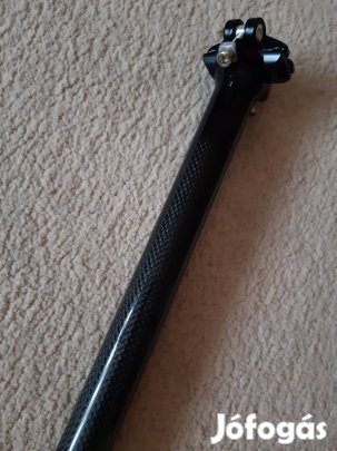 Új karbon nyeregcső (3K carbon), 31.6mm. Ár/db!
