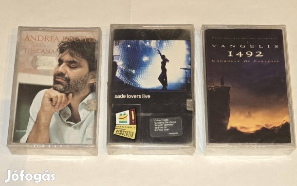 Új kazetta:Bocelli/Sade/Gipsy Kings/Clayderman,stb