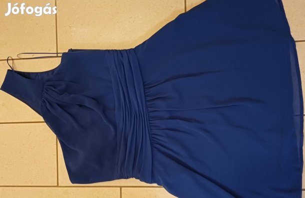 Új kék félvállas női ruha ( M)