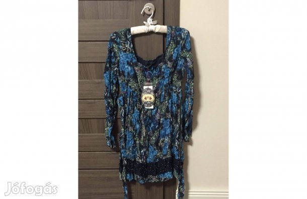 Új kék muszlin tunika