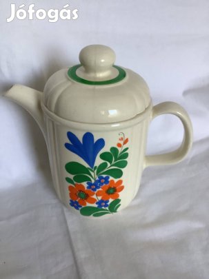 Új kerámia fedeles kancsó, kíöntő 1, 3 l