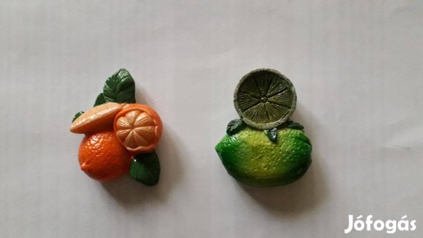 Új kerámia gyümölcs hűtőmágnes darabár