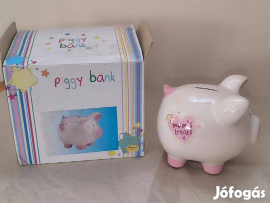 Új kerámia malacpersely - 'Anya finomságai" - (anya jutalom-gyűjtője)