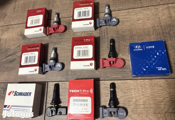 Új keréknyomásérzékelők, szinte minden autóhoz.