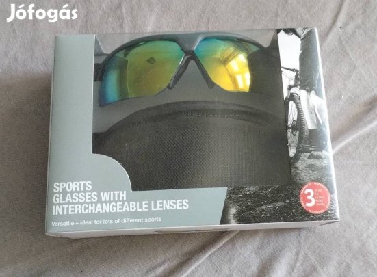 Új kerékpáros napszemüveg cserélhető lencsékkel 