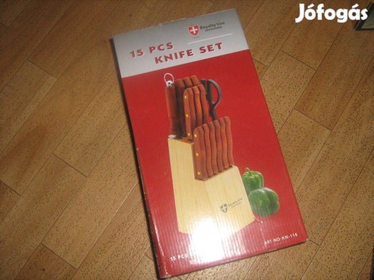 Új kés készlet Svájc Royalty Line 15 db-os