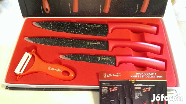 Új kés készlet hámozóval