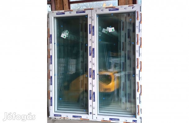 Új kétszárnyú 180 x 210 műanyag erkélyajtók!