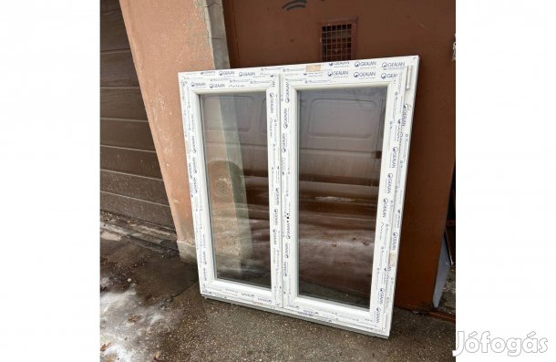Új kétszárnyú műanyag nyílászáró eladó !