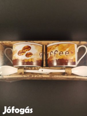 Új kétszemélyes kávéskészlet (bontatlan)