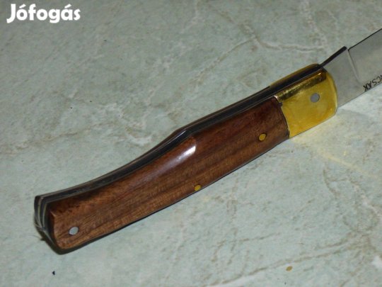 Új kézműves bicska, Belencsák maskara fekete dió nyéllel