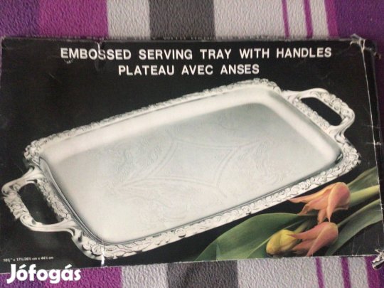 Új kínáló tálca eredeti csomagolásban eladó