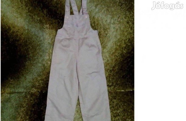 Új kislány kantáros alkalmi nadrág 98 halvány lila butikos