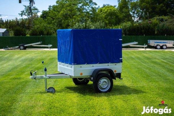 Új kisméretű utánfutó ponyva szettel Polgáron akciósan most 398.000 Ft
