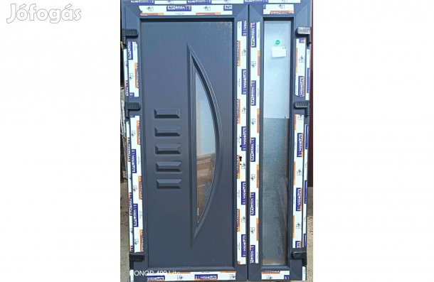 Új kívül-belül Antrazit 135 x 205 kétszárnyú bejárati ajtók!