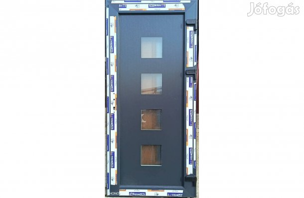 Új kívül-belül Antrazit 95 x 205 műanyag bejárati ajtók!