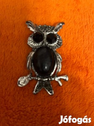 Új kövekkel kirakott bagoly női medál!