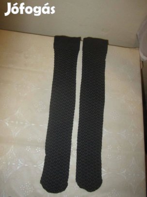 Új kreppelt mintás térdharisnya