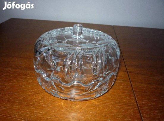 Új kristály bonbontartó tetővel