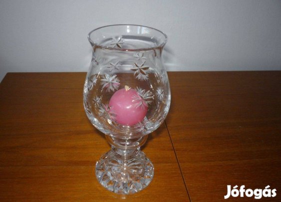 Új kristály gyertyatartó