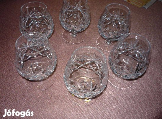Új kristály röviditalos pohárkészlet