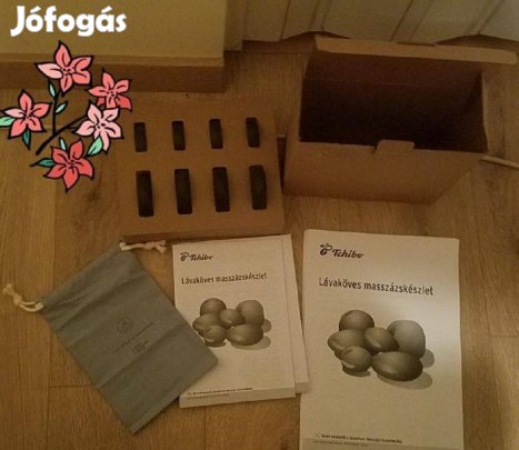 Új lávakő bazalt masszázs készlet 8 db + Ajándék16.990 Ft h Akció